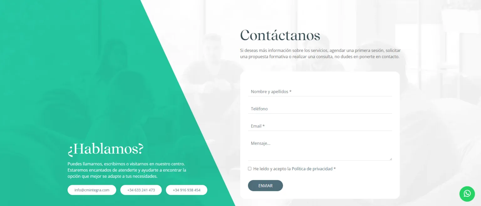 CM Integra — versión móvil