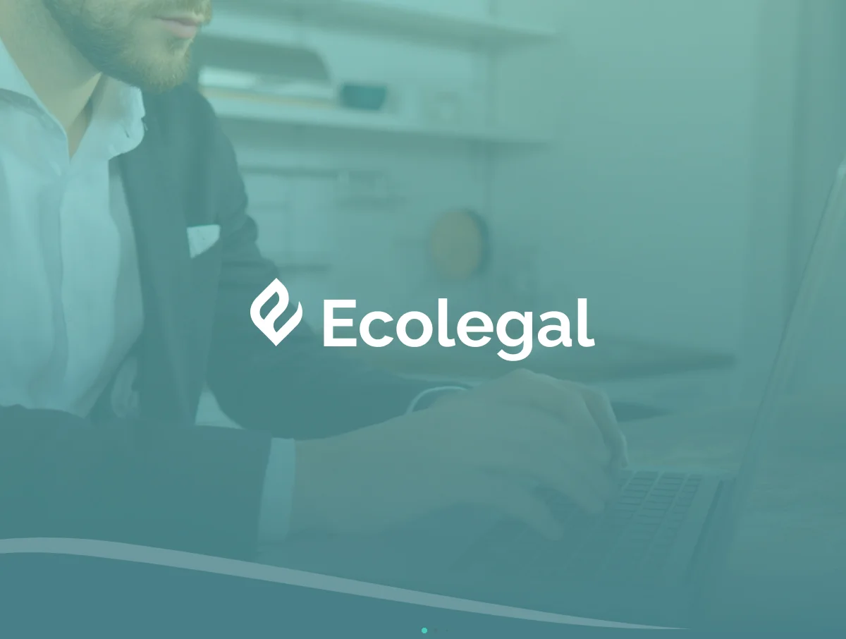 Web de Ecolegal, gestión legal telemática
