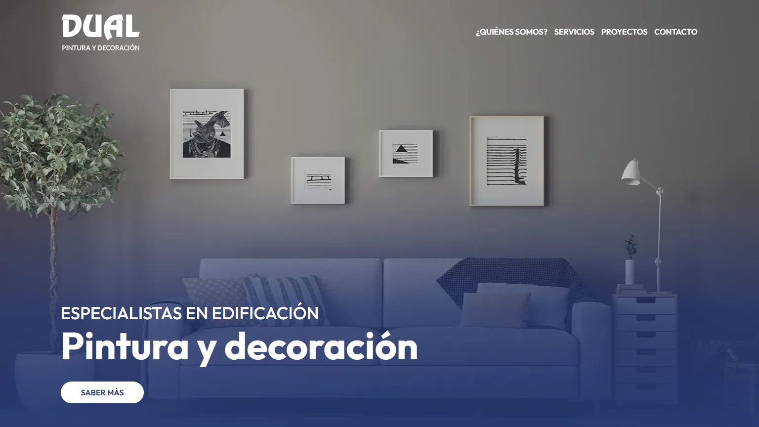 Pinturas Dual — vista home